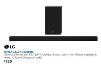 Videopro LG SP9YA 5.1.2ch Soundbar offer