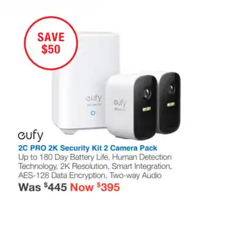 Videopro Eufy 2C Pro 2K Security Kit 2 Camera Pack offer