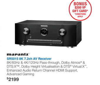 Videopro Marantz SR5015 8K 7.2ch AV Receiver offer