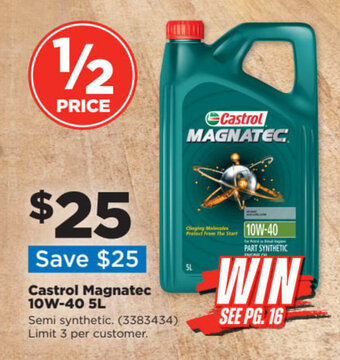 Repco Castrol Magnatec 10W-40 5L offer