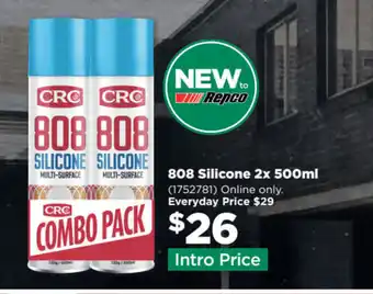 CRC 808 Silicone 2x 500 ml