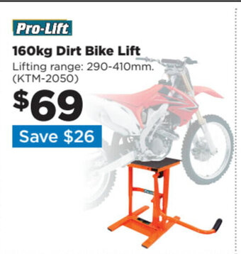 Repco Pro-Lift 160kg Dirt Bike Lift offer