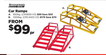 Repco Stanfred Car Ramps 850kg offer