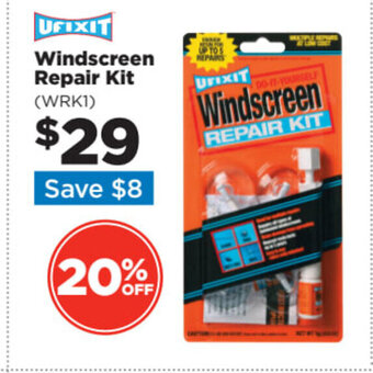 Ufixit Windscreen Repair Kit