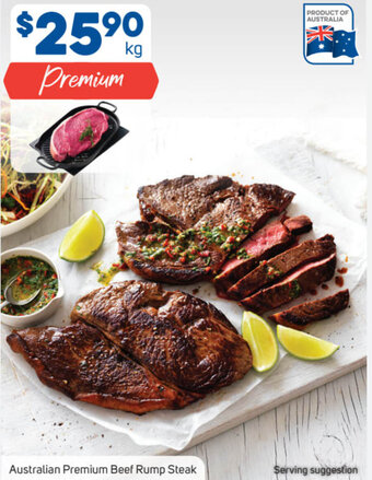 Foodland Australian Premium Beef Rump Steak offer