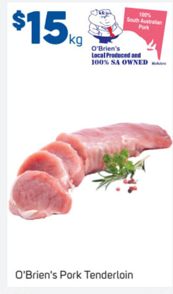Foodland O'Brien's Pork Tenderloin offer