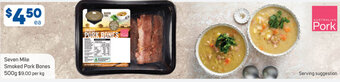 Foodland Seven Mile Smoked Pork Bones 500g offer