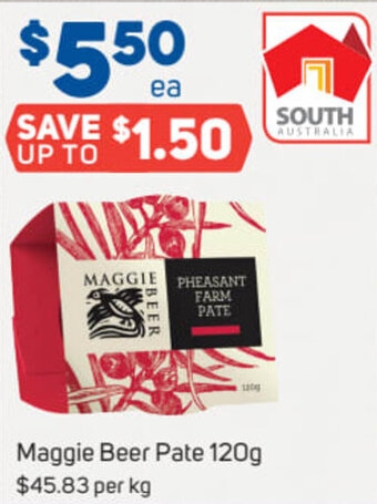 Foodland Maggie Beer Pate 120g offer