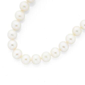 Prouds 9ct Gold Cultured Freshwater Pearl Necklet offer