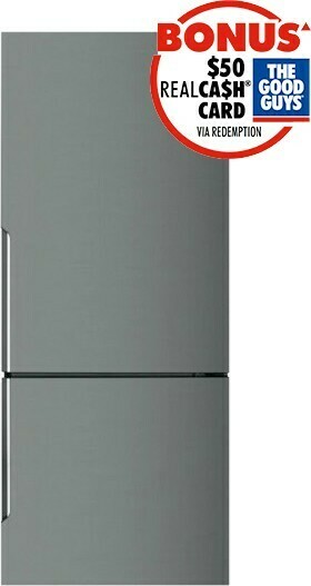 The Good Guys Westinghouse 453L Bottom Mount Refrigerator offer