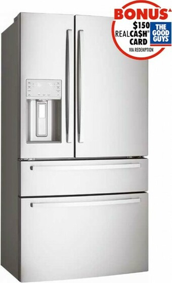 The Good Guys Westinghouse 681L French Door Refrigerator offer