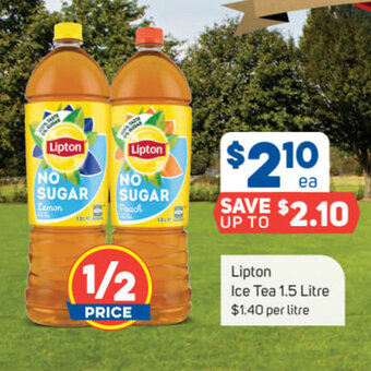 Foodland Lipton Ice Tea 1.5 Litre offer