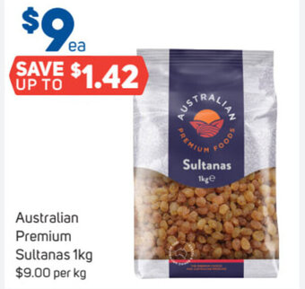 Foodland Australian Premium Sultanas 1kg offer