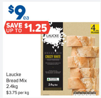 Foodland Laucke Bread Mix 2.4kg offer