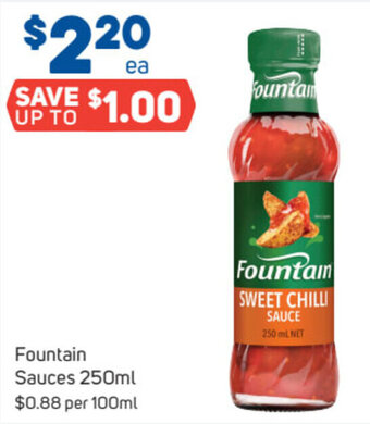Foodland Fountain Sauces 250ml offer