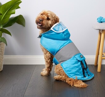 Coles Pets Unlimited Dog Raincoat offer