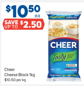Foodland Cheer Cheese Block 1kg offer