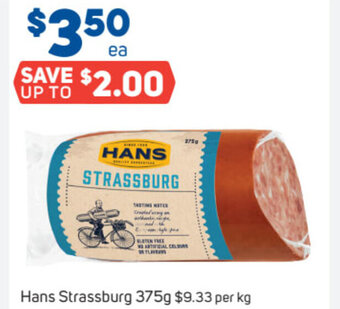 Foodland Hans Strassburg 375g offer