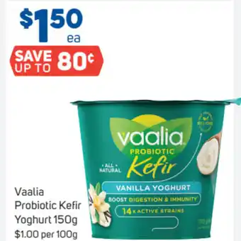 Foodland Vaalia Probiotic Kefir Yoghurt 150g offer