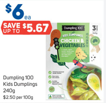 Foodland Dumpling 100 Kids Dumplings 240g offer