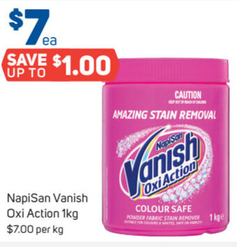 Foodland NapiSan Vanish Oxi Action 1kg offer