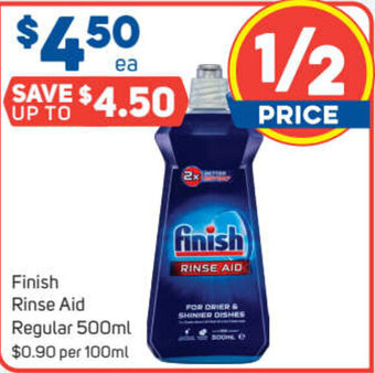 Foodland Finish Rinse Aid Regular 500ml offer