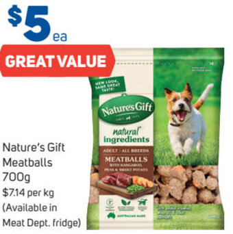 Foodland Nature's Gift Meatballs 700g offer
