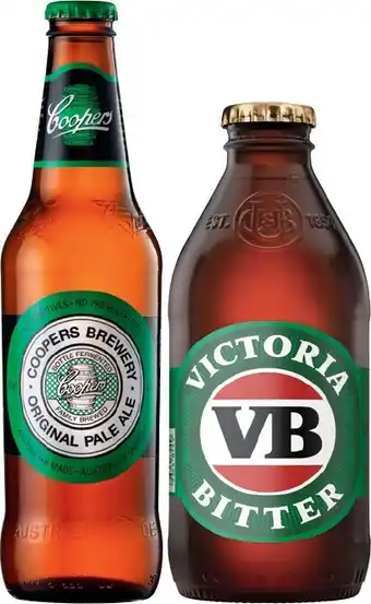 IGA Coopers Pale Ale or Victoria Bitter 24 Pack offer