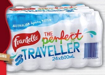 IGA Frantelle Spring Water 24x600mL offer