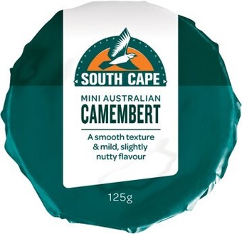 IGA South Cape Mini Camembert or Brie Cheese 125g offer