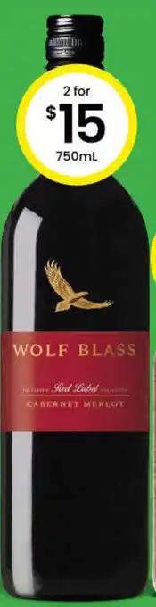 Wolf Blass Red Label Range 750 ml