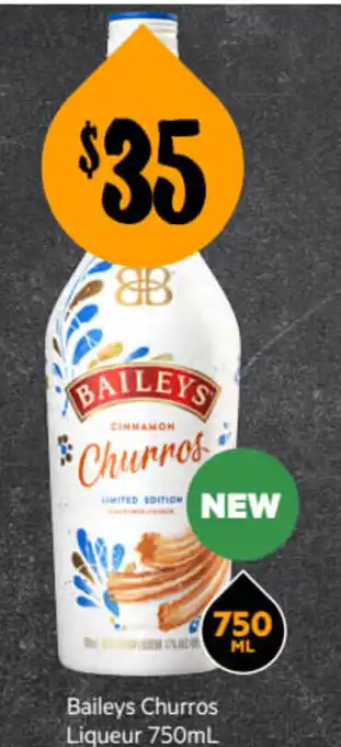 Baileys Churros Liqueur 750 ml