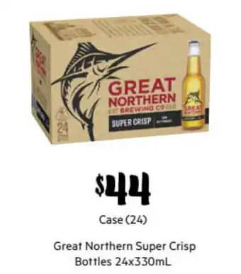 First Choice Liquor Great Northern Super Crisp Bottles 24x330 ml offer