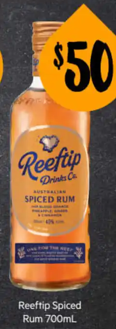 Reeftip Spiced Rum 700 ml