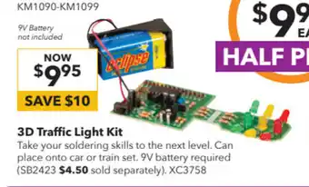 Jaycar Electronics 3D Traffic Light Kit offer