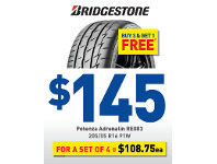 Bob Jane T-Marts Tyre - Bridgestone Potenza Adrenalin RE003 offer