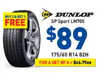 Bob Jane T-Marts Tyre - Dunlop SP Sport LM705 offer