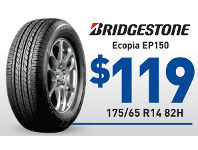 Bob Jane T-Marts Tyre - Bridgestone Ecopia EP150 offer