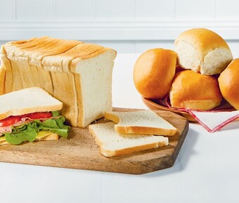 Coles Coles Bakery Rolls 6 Pack or Loaf 680g offer