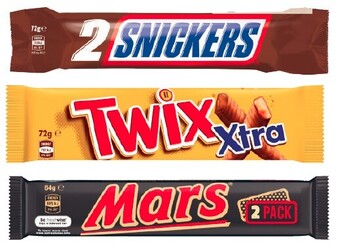 Coles Mars Kingsize Bars 60g-72g or Nutella & Go with Breadsticks 48g offer