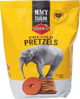 Macy & Tailor Pressed Pretzels 180g