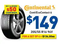 Tyre - Continental ContiEcoContact 6