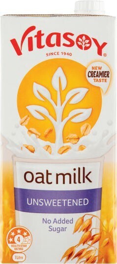 Coles Vitasoy Unsweetened Oat Long Life Milk 1 Litre offer