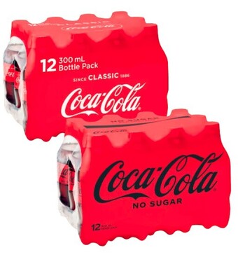 Coles Coca-Cola Soft Drink 12x300mL offer