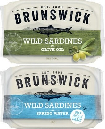 Coles Brunswick Sardines 106g offer