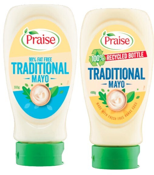 Praise Traditional Mayonnaise 490g555g offer at Coles