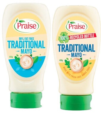 Coles Praise Traditional Mayonnaise 490g-555g offer