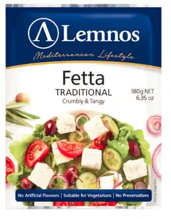 Coles Lemnos Fetta Traditional 180g offer