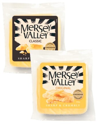 Coles Mersey Valley Cheddar Cheese 235g offer