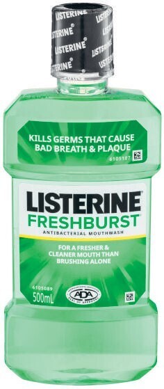 Coles Listerine Freshburst Mouthwash 500mL offer